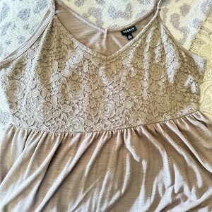 Torrid Women's Beige Lace Camisole